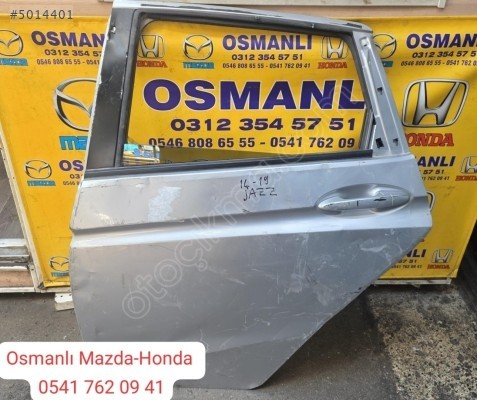Honda Jazz Sol Arka Kapi 2012 -2018