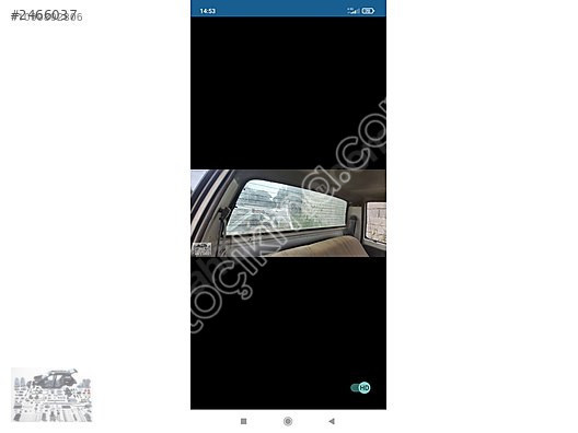 85 Toyota Hilux arka cam
