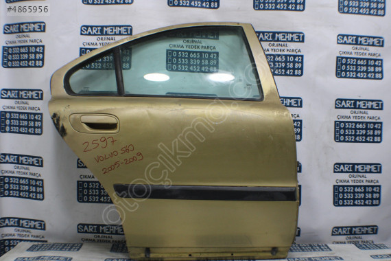ÇIKMA VOLVO S60 SAĞ ARKA KAPI 2005-2009 2597