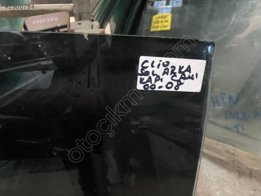 RENAULT CLİO SOL ARKA KAPI CAMI 2000-2008 MODEL ORJİNAL ÇIKMA
