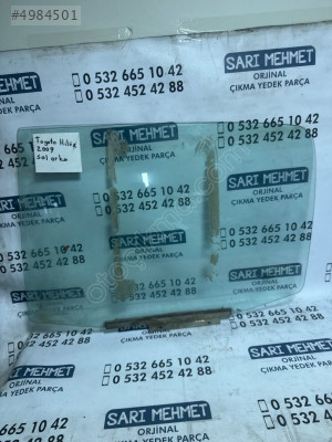 ÇIKMA TOYOTA HİLUX SOL ARKA KAPI CAMI