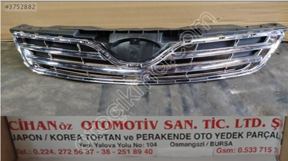 COROLLA KROM PANJUR 2010-2012