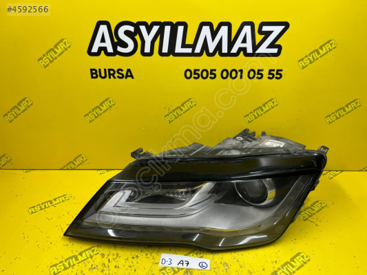 AUDİ A7 SOL FAR (ORJİNAL) -HATASIZ