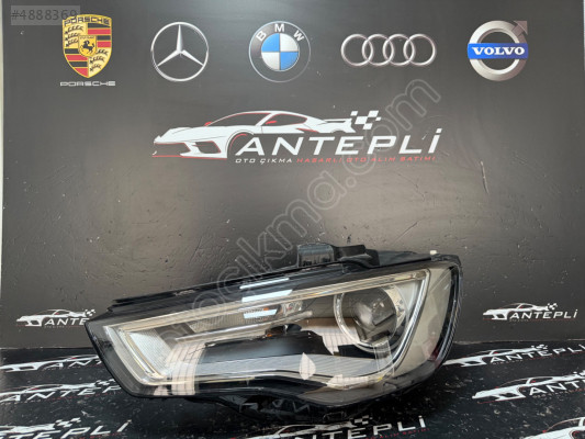 AUDİ A3 SOL FAR MERCEKLİ 2013-2017 ÇIKMA ORİJİNAL