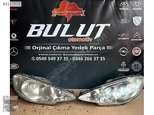 Peugeot 206 sağ sol far çıkma