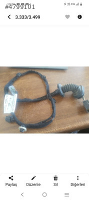 301 Peugeot sağ arka kapı iç kablo TK.orj.