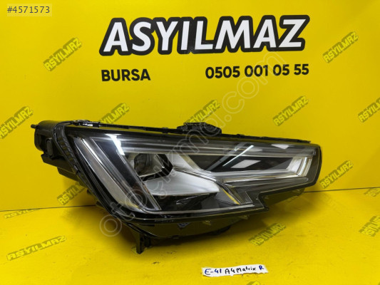 AUDİ A4 SAĞ   FAR (ORJİNAL) MATRİX - 8W0941774