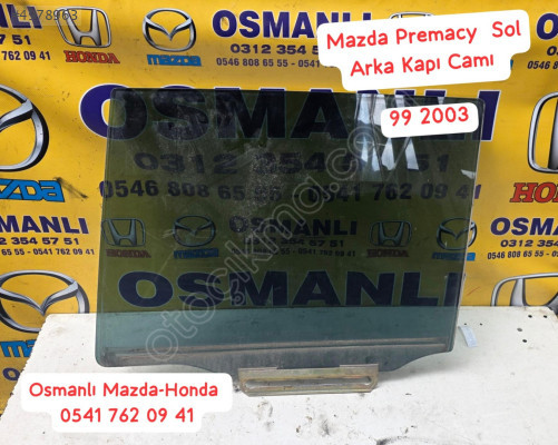 Mazda Premacy  Sol Arka Kapı Camı   99 2003