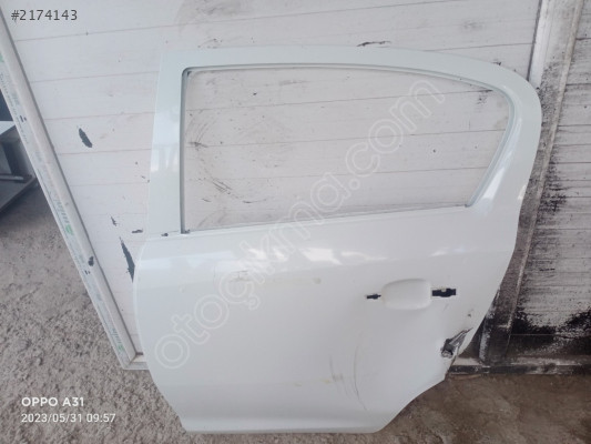 Opel Corsa D sol arka kapı