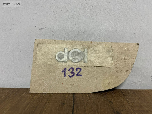 DCİ YAZISI ORJİNAL