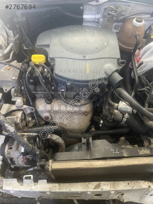 Renault clio 1.4 benzinli komple motor