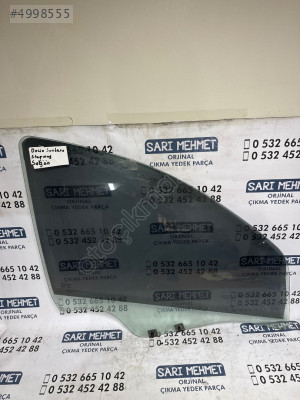 ÇIKMA DACİA SANDERO STEPWAY SAĞ ÖN KAPI CAMI