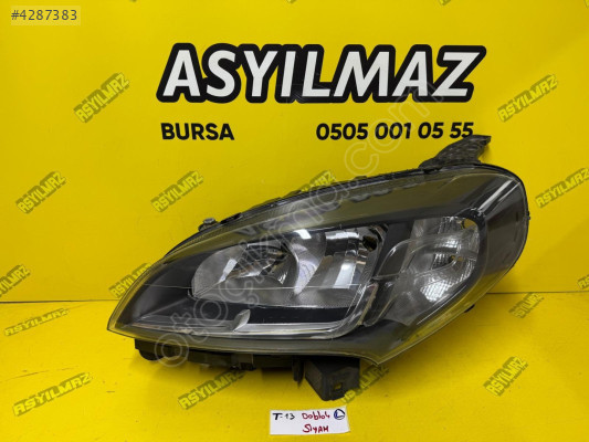 FİAT DOBLO 4 SİYAH SOL FAR ORJİNAL
