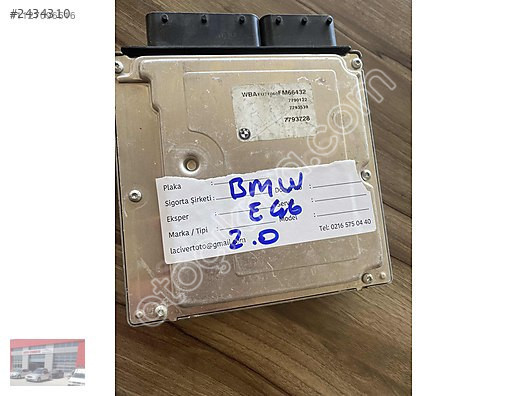 BMW E46 2.0 Motor Beyni DDE7 793 539, Ürün Kodu: 028101141
