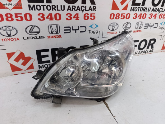 TOYOTA VERSO SOL FAR ÇIKMA ORİJİNAL PARÇA