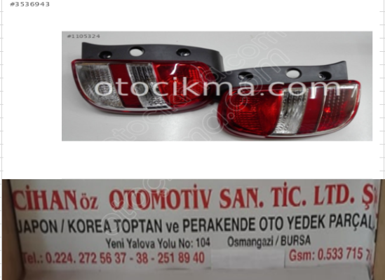 Nissan Micra Stop 2011 2013 - Sağ Sol-