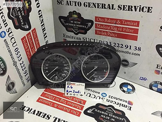 BMW X6 KİLOMETRE SAATİ