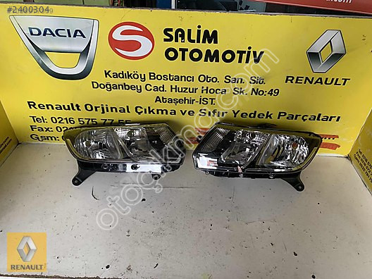 RENAULT SYMBOL SAĞ SOL FAR ORJİNAL ÇIKMA