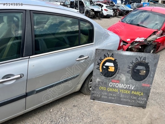 Megane 2 Sol Arka Kapı Hatasız Orjinal Çıkma