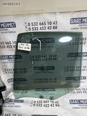 ÇIKMA RENAULT CLİO 2 SOL ARKA KAPI CAMI