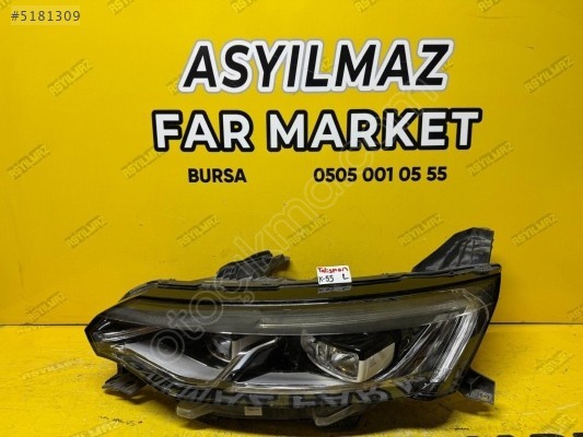 TALİSMAN SOL FAR CAMDA ÇATLAK VAR