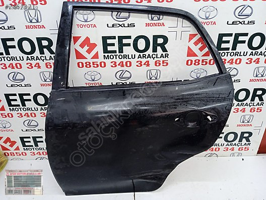 TOYOTA AURİS SOL ARKA KAPI ÇIKMA ORİJİNAL PARÇA 2007-2012