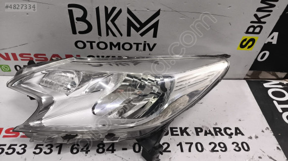 Nissan Note Sol (2013-) Çıkma Orjinal Far