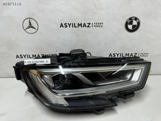 AUDİ A3 MATRİX SAĞ FAR ORJİNAL