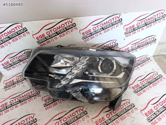 PEUGEOT RİFTER LEDLİ MERCEKLİ SOL FAR ORJINAL