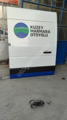 renault master III çıkma sağ sürgülü orta kapı