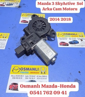 Mazda 3 SkyActive  Sol Arka Cam Motoru
