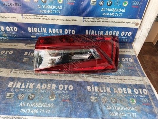 Skoda süper b sağ arka stop ledli
