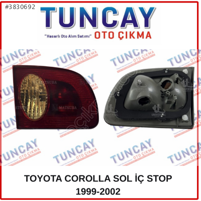 TOYOTA COROLLA İÇ SOL STOP 1999-2002 YEDEK PARÇA