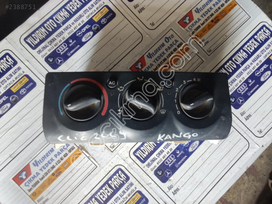 RENAULT CLİO 2009, KANGOO KLİMA KONTROL PANELİ