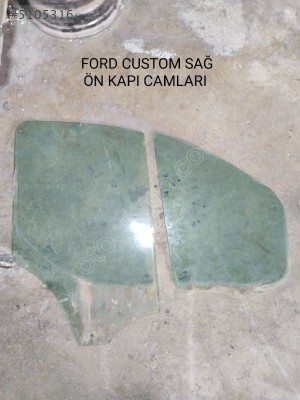 FORD CUSTOM ORJİNAL SAĞ ÖN KAPI CAMLARI