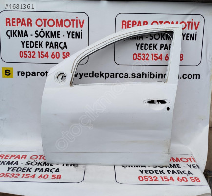 Dacia duster sol ön kapı 2009-2017 orijinal çıkma beyaz