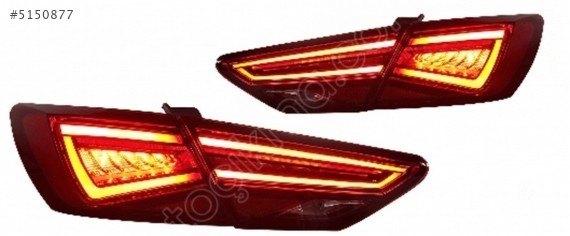 Seat Leon 2013-2017 Makyajlı Tasarım LED Stop Seti