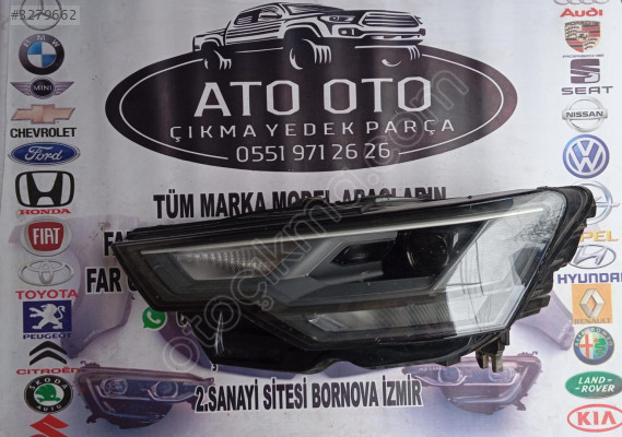 AUDİ A6 ORJİNAL ÇIKMA SOL FAR