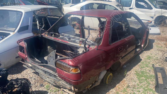 Corolla tavan. Arka.    Ae92 kasa