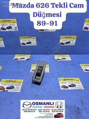 Mazda 626 Tekli Cam Düğmesi  89-91