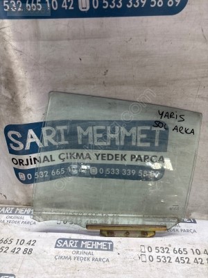ÇIKMA TOYOTA YARİS SOL ARKA KAPI CAMI