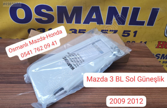 Mazda 3 BL Sol Güneşlik   2009 2012