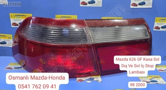 Mazda 626 GF Kasa Sol Dış Ve Sol İç Stop Lambası