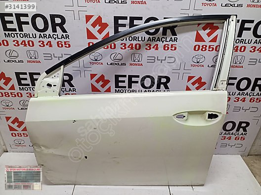 TOYOTA COROLLA SOL ÖN KAPI ÇIKMA ORİJİNAL PARÇA 2013-2018