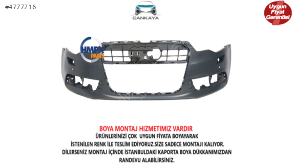 AUDİ A6 2012-2015 ÖN TAMPON SIFIR