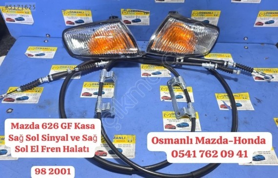 Mazda 626 GF Kasa Sağ Sol Sinyal ve Sağ Sol El Fren Halatı