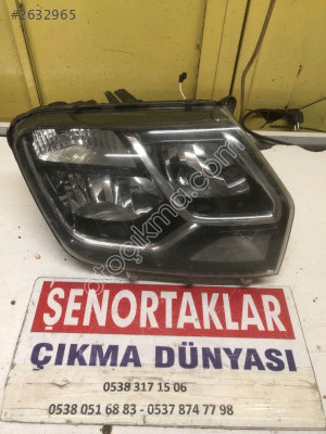 DACİA DUSTER MAKYAJLI ORJİNAL SAĞ ÖN FAR
