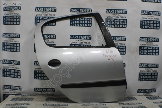 ÇIKMA PEUGEOT 206 SAĞ ARKA KAPI 2696