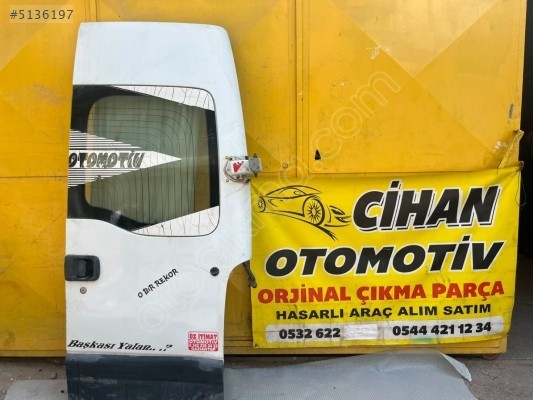 Renault master sağ arka bagaj kapısı