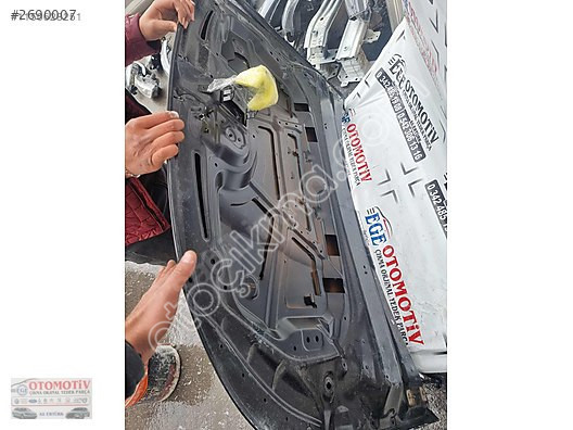 PEUGEOT 2008 SİYAH MOTOR KAPUTU ORJİNAL BOYASIZ